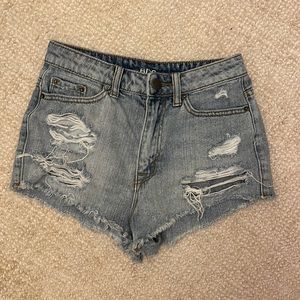 BDG distressed denim shorts